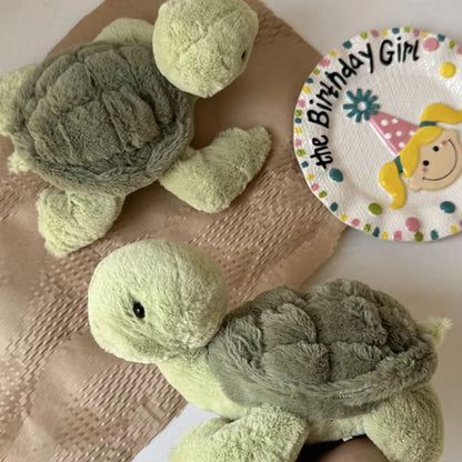 Realistic Plush Sea Turtle Keychain