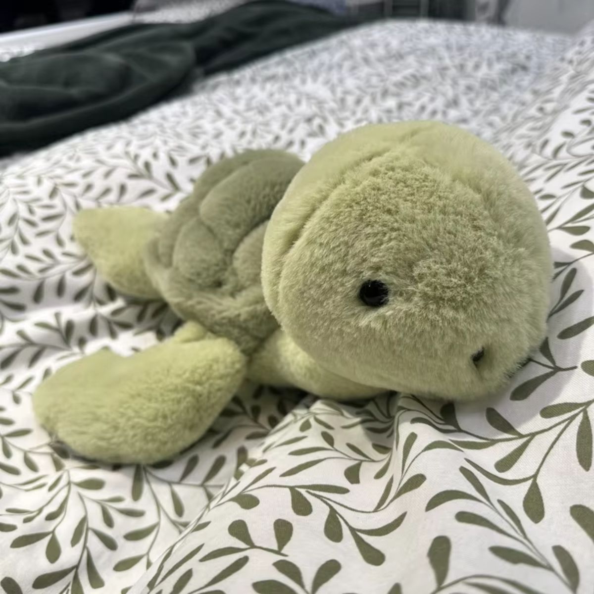 Realistic Plush Sea Turtle Keychain